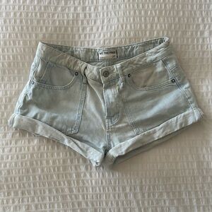 Free People Light Blue Jean Shorts